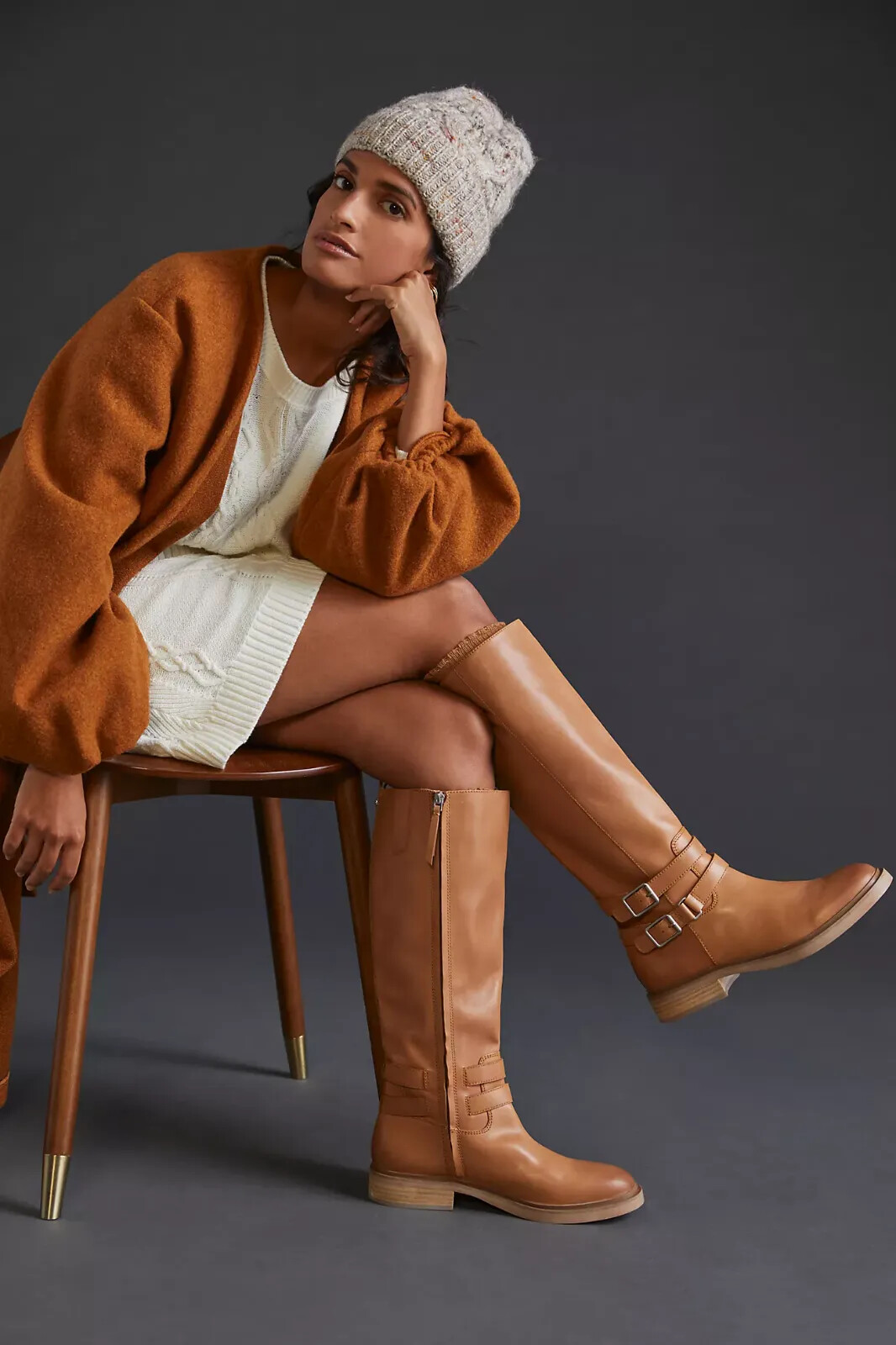 Sam Edelman Boots Freda Zip Leather 