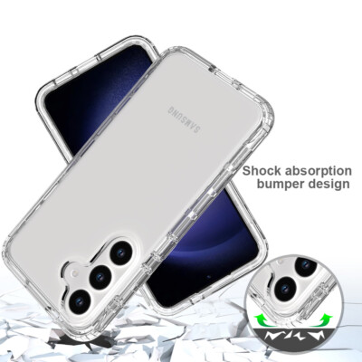 For Samsung Galaxy S24 S24+ S24 Ultra Case Shockproof Clear Rugged Hybrid Cover