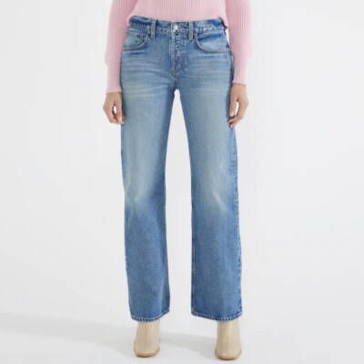 ETICA Women s Amis Relaxed Bootcut Button Fly Jeans 30 NWT