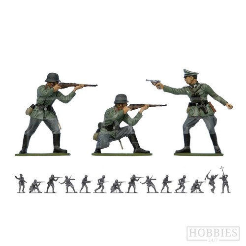 Airfix WW2 Figures 1:32 Model Army Soldiers British German US Infantry Unpainted
