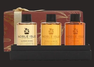 Noble Isle Warm & Spicy Bath and Shower Set 3x75ml