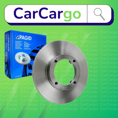 Lil Rascal Front Brake Pagid Solid Front Brake Discs Pair For Bedford Rascal 0.9 1986-1990 215 ...