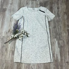 Halogen Women’s Heathered Stretch Shift Dress Size Small With Pockets