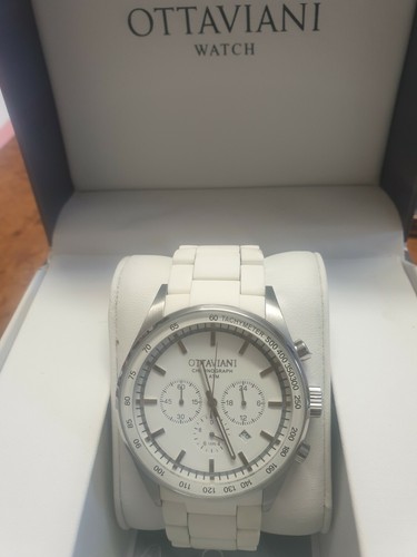 orologio cronografo uomo bianco ottaviani | eBay