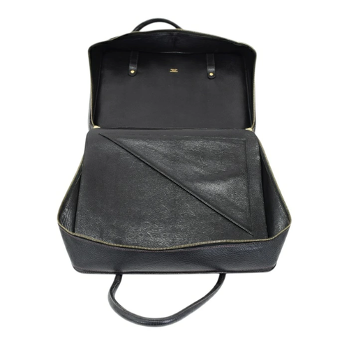 HERMES Briefcase Taurillon Clemence Leather Golden Hardware Noir Black - Picture 6 of 12