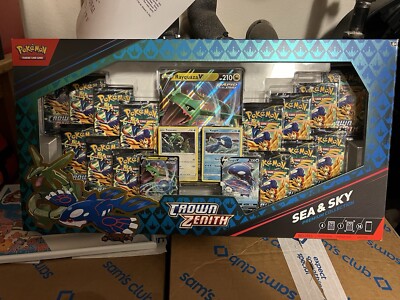 Pokemon Crown Zenith Premium Sea Sky Collection Sams Club Exclusive