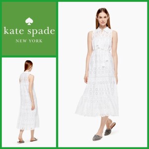 kate spade white eyelet dress