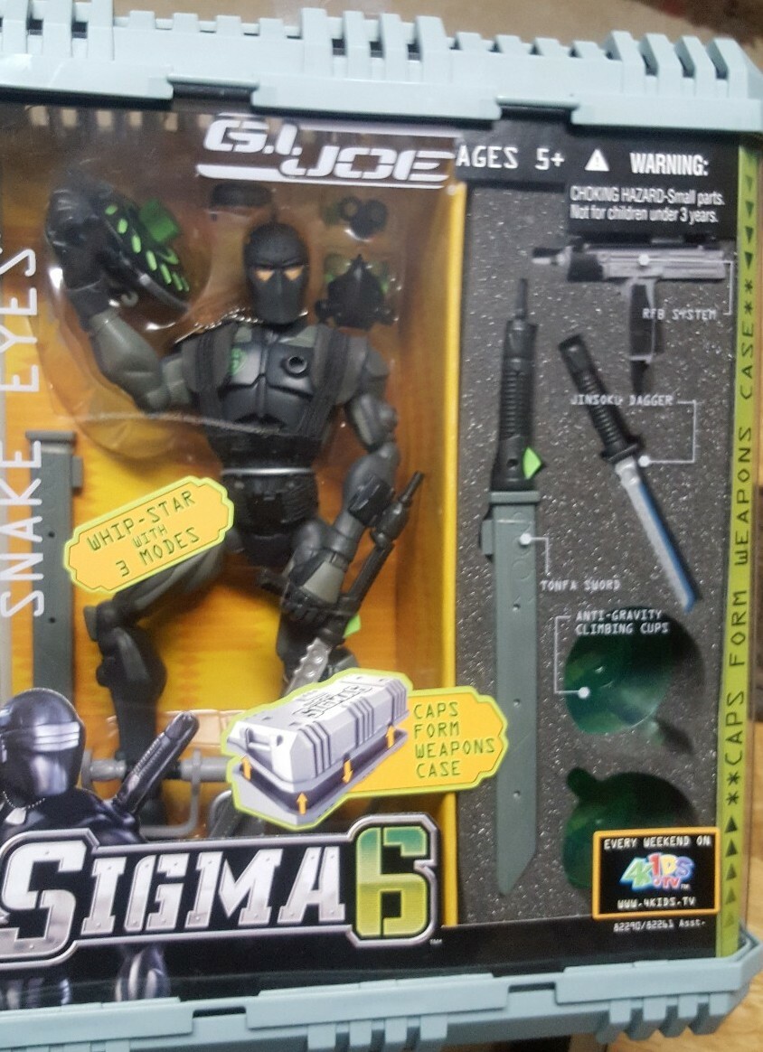 GI Joe Sigma 6 Snake Eyes 10