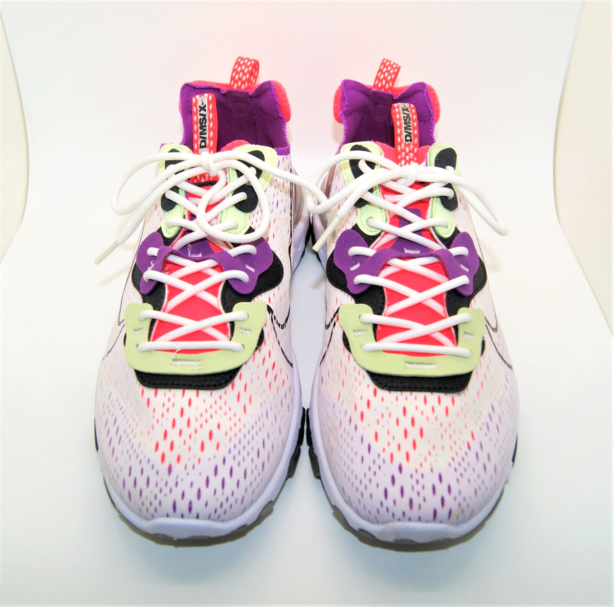 Nike React Vision Barely Volt Laser Crimson CD4373-102 Mens Size