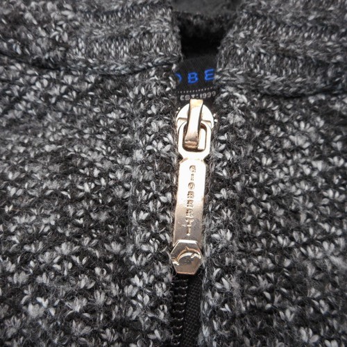 Gioberti Boy's size 7 Full Zip Cardigan Sweater with Fleece Lining Hooded Gray - Picture 7 of 8