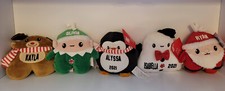 Personalized Christmas Holiday Soft Elf, Penguin, Snowman, Reindeer, Santa Plush