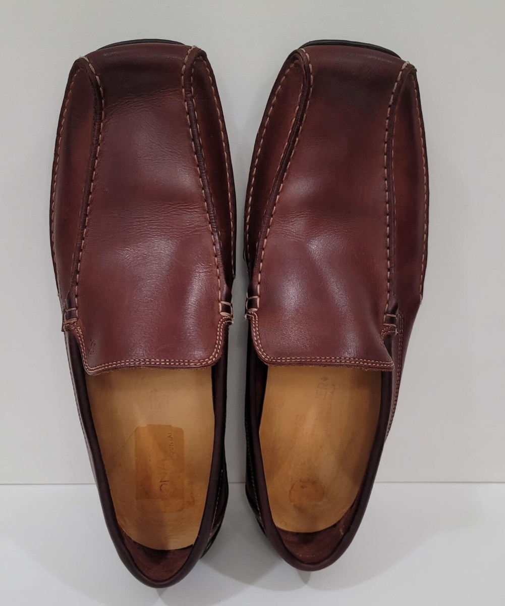 Donald J Pliner Eiver Redbrown Leather Men display picture 1