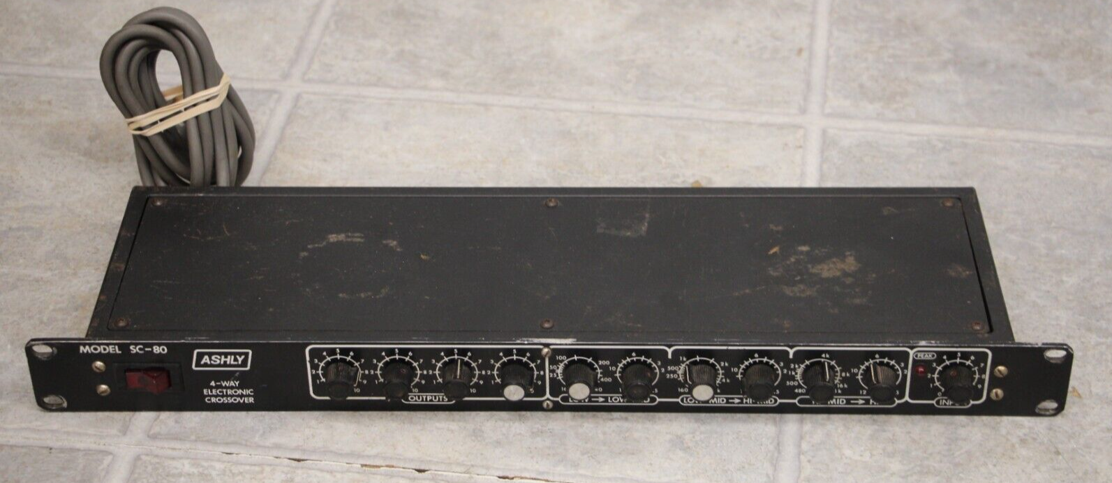 Ashly SC-80 4 Way Electronic Crossover