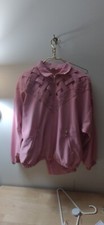 Vintage Teddi Sport Track Leisure Suit Ladies Lightweight Pink Size LARGE
