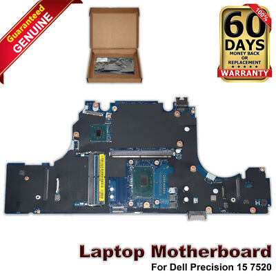 Dell Precision 7520 Motherboard with Intel i7-6820HQ 2.7GHz CPU - LA-E311P 9FRDM