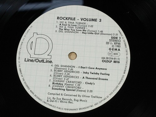 EX !! Rock File Volume 3/1982 Line Outline 2x LP Set/Del Shannon/Inez Foxx - Picture 9 of 9