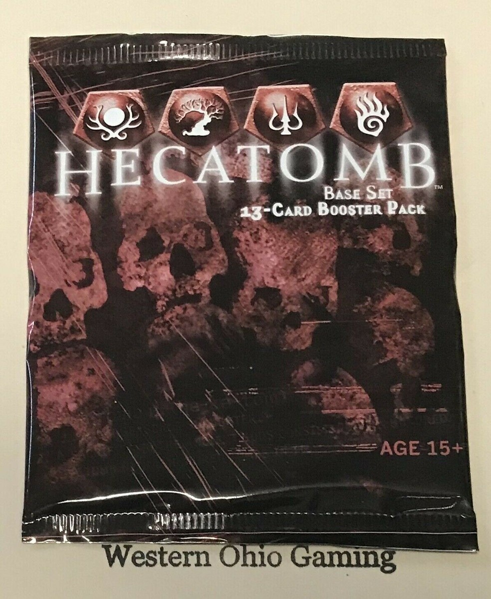 Hecatomb Base Set Booster Pack NEW TCG CCG Collectible Trading Card Game