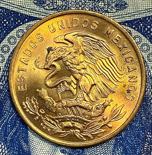 Lot of 43 Gem BU 1970 Mexico 20 Centavos from Roll Gorgeous Estate Lot CHN - 第 5/5 張圖片