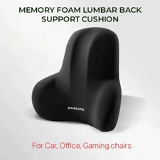 Memory Foam Lumbar Back Cushion for Car - Office - Gaming Chairs