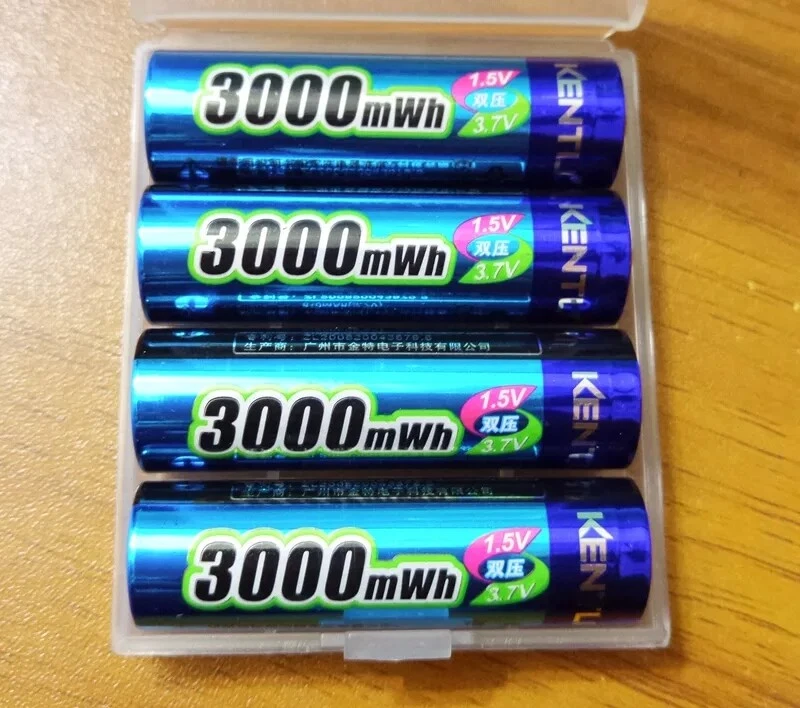 Controle remoto KENTLI 1.5V AA 3000mWh recarregável Li-polímero li-ion brinquedos de alta qualidade - Imagem 3 de 4