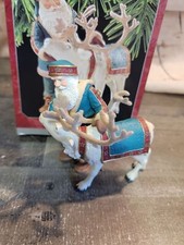 1998 Santa's deer friend ornament Xmas decor