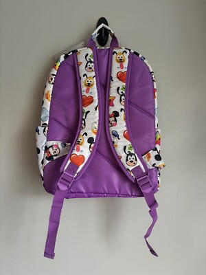 NWT DISNEY STORE EMOJI BACKPACK NWT Disney Store Sadness Emoji Plush Backpack Clip Two face  main image 2