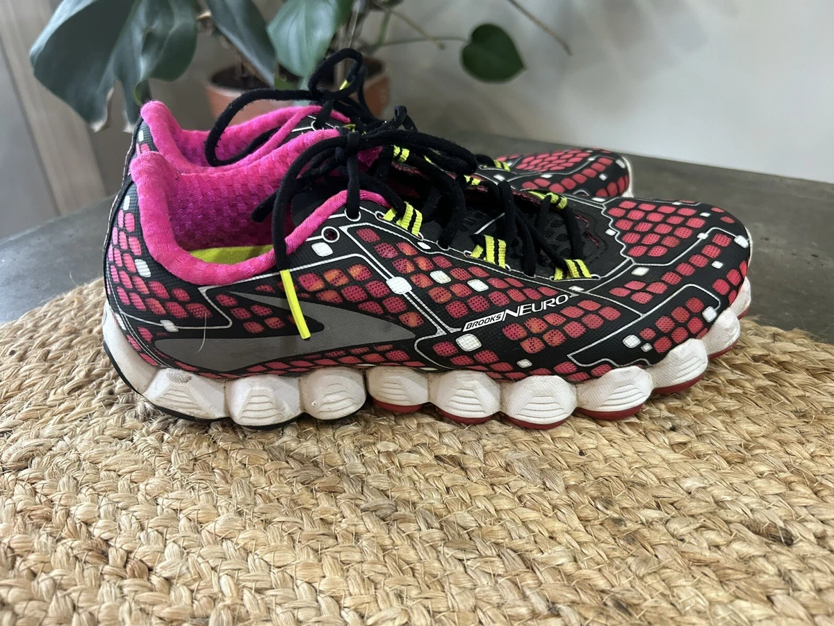 Brooks Neuro DNA Pink Running Shoes Womens 9 1202021B560 | eBay