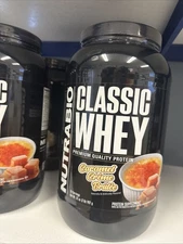 2 LB NutraBio Classic Whey Protein  - Creme Brulee