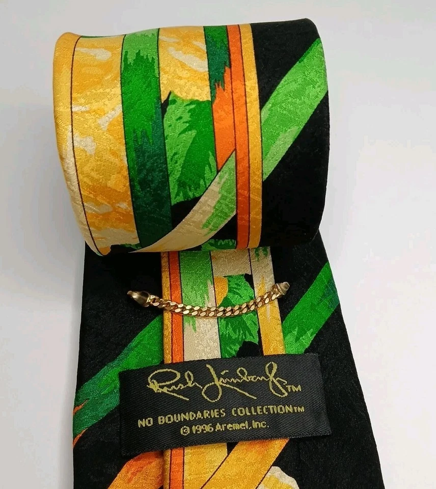 RUSH LIMBAUGH без границ коллекции шелк мужской галстук психоделический винтажный - Изображение 2 из 4