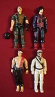 Vintage GI Joe 1984 - 1985 ARAH Action Figures Lot of 4 Hasbro