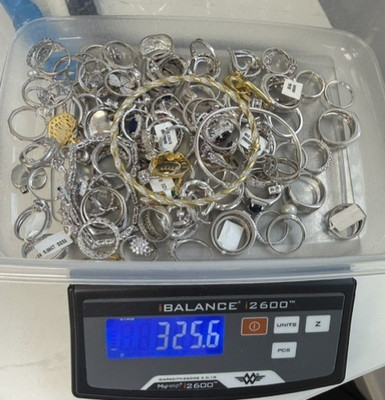 Job Lot Assorted NEW Sterling Silver Jewellery 325g WHOLESALE Jewellery