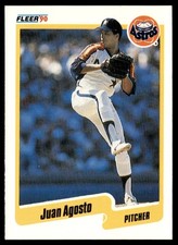 1990 Fleer Juan Agosto Houston Astros #220