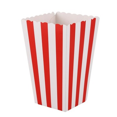12 Kino Leckerli Party kleine Süßigkeiten Gastgeschenk Popcorn Tüten Boxen, rot A9S5