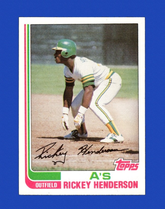 1982 Topps Set-Break #610 Rickey Henderson NR-MINT *GMCARDS*
