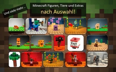 LEGO  Minecraft Minifiguren / Figuren / Tiere / Extras... [Sehr Gut ]
