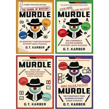 Murdle Puzzle Series 4 Books Set By G. T. Karber Murdle, Murdle: More Killer,