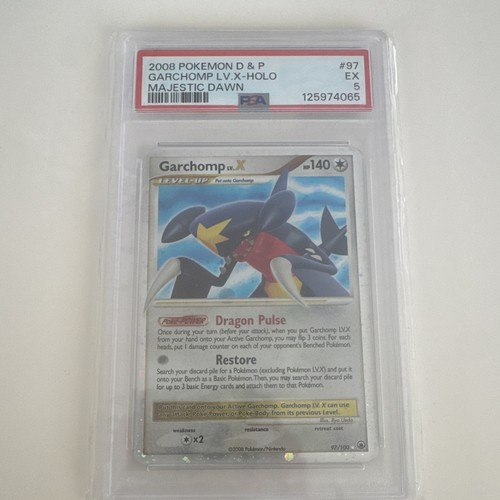 Garchomp LV.X graded PSA 5 for sale on eBay