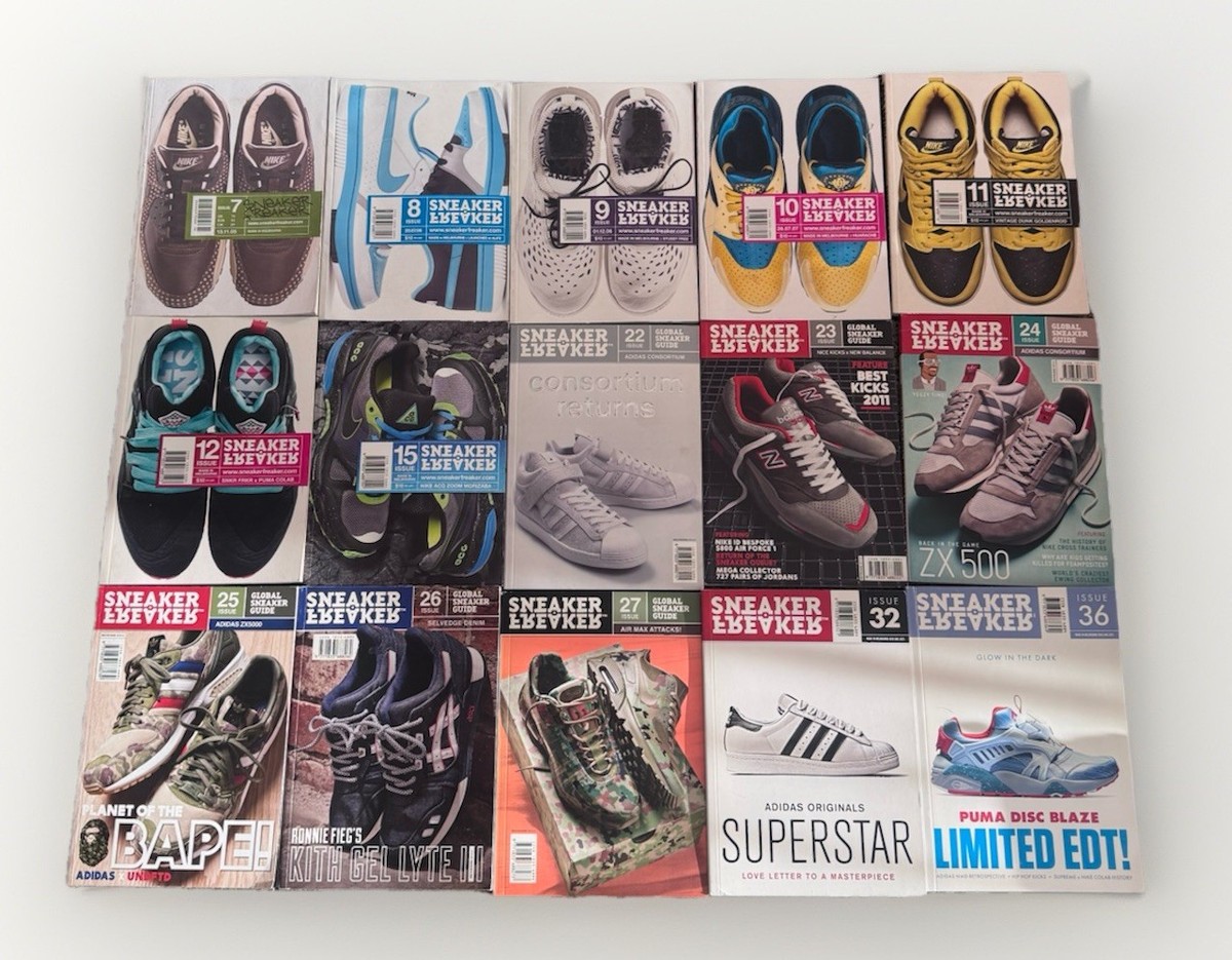 Sneaker Freaker Magazine Bulk Lot Vintage collectable