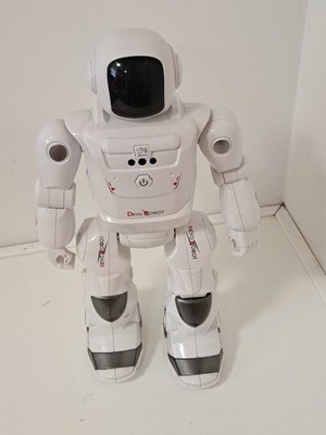 Devo Robot White Gray Swinging Arms Remote Missing. Tested And Confirmed