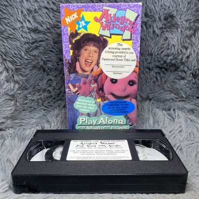 Allegra's Window: Play Along With Allegra & Friends VHS Tape Nick