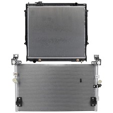 Radiator & AC Condenser Cooling Kit For 1998-2004 Toyota Tacoma 3.4L 3378CC V6