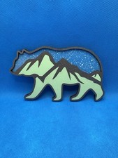 Laser Engraved Custom Wood Artwork - Blue Ridge Bear