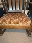 LifeTime Furniture Mission Oak Rocking Chair Original Label Fresh Estate Find — photo 9