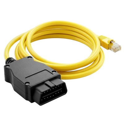   Ethernet OBD2 RJ45 Kabel, ENET OBDII Kabel Adapter, Kompatibel mit BMW ESYS, 