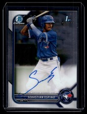 Sebastian Espino 2022 Bowman Chrome Autograph Auto Card #CPA-SE