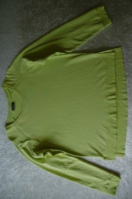 Leichter Pulli/Sweater von MYBC by Naturmoden Peter Hahn Gr 42 Farbe gelb-grün
