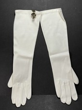 Vintage Crescendoe Gloves Erato White Size 6  NWT Opera Length Washable