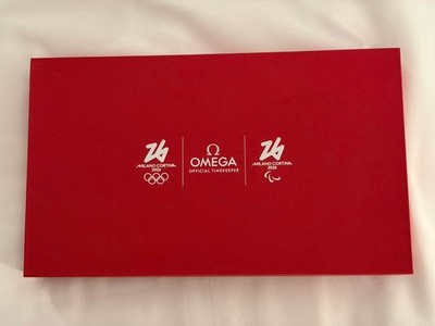 New 2026 Italy MILANO CORTINA Winter Olympics Omega pins set box