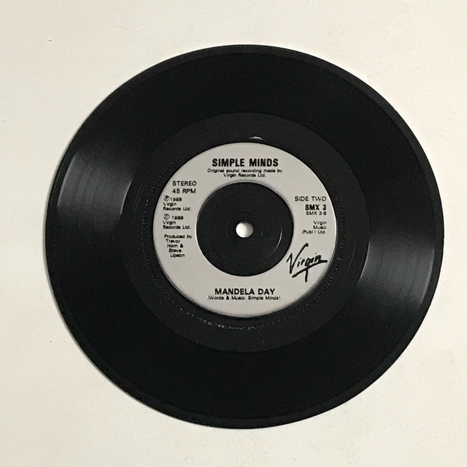 Simple Minds - Ballad Of The Streets 7" Vinyl Record - SMX 3 VG+ - Image 4 of 4