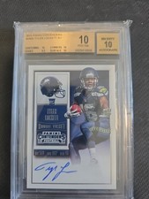 2015 Panini Contenders - Rookie Ticket RPS Tyler Lockett BGS 10/10 (AU, RC)